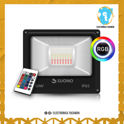 Reflector Led Rgb 50w Alta Luminosidad Exterior