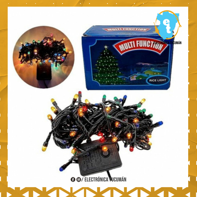 LUZ MULTICOLOR ARROZ X100 NAVIDAD