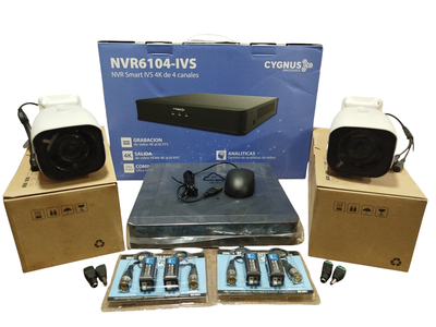 Kit de seguridad, dvr más 2 camaras full hd