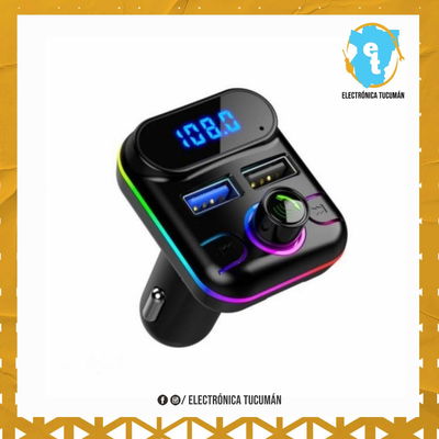 TRANSMISOR RECEPTOR BLUETOOTH USB MSD FM CARGADOR
