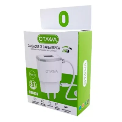CARGADOR OTAWA TIPO C+USB 3.1A