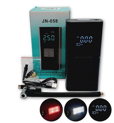 Mini Compresor De Aire Portatil recargable Con Luz 