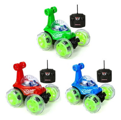 Auto loco 3d Control Remoto Acrobacias Vueltas 360°
