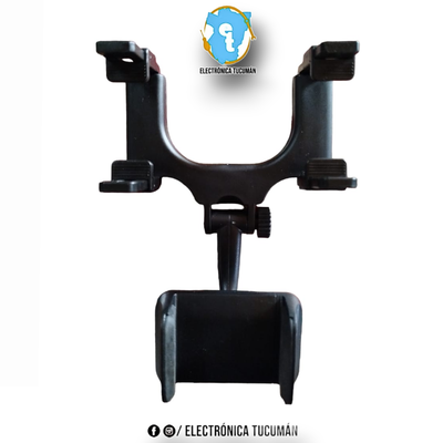 PORTA CELULAR PARA AUTO SOPORTE UNIVERSAL ESPEJO RETROVISOR