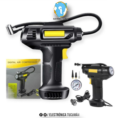 MINI COMPRESOR DE AIRE ELÉCTRICO PORTÁTIL 12V 
