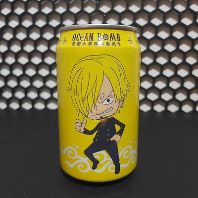 Gaseosa Ocean Bomb One Piece Sanji version Chibi sabor Frutas Tropicales