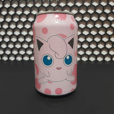 Gaseosa Qdol Pokemon Jigglypuff sabor Durazno Blanco y Manzana