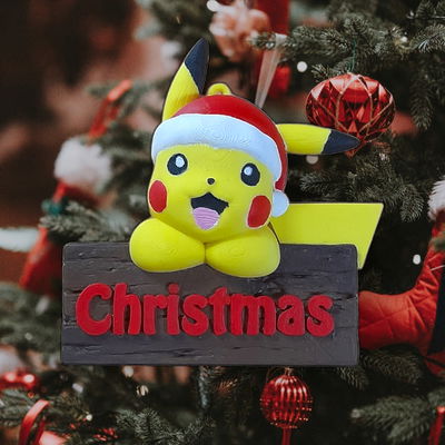 Adorno Navidad Pikachu Christmas