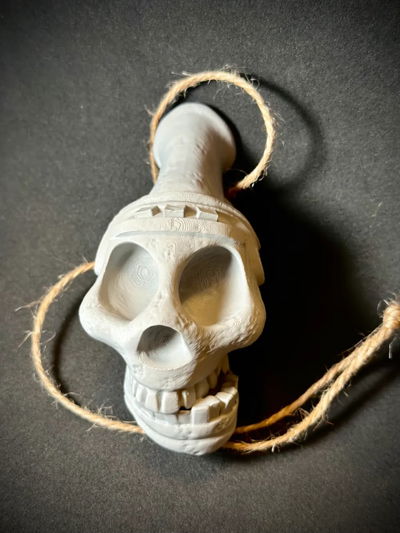 Silbato Azteca de la muerte