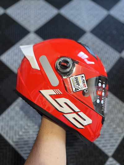CASCO LS2 FF358 FULL RED