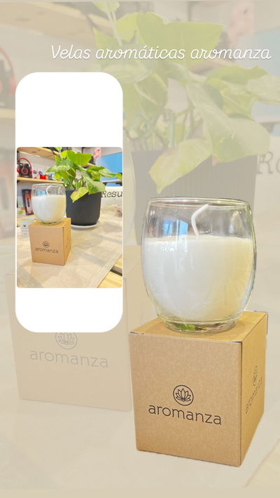 Velas aromáticas aromanza 
