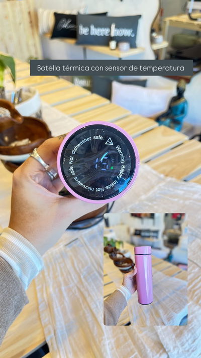 Termos de 500ml con sensor de temperatura 