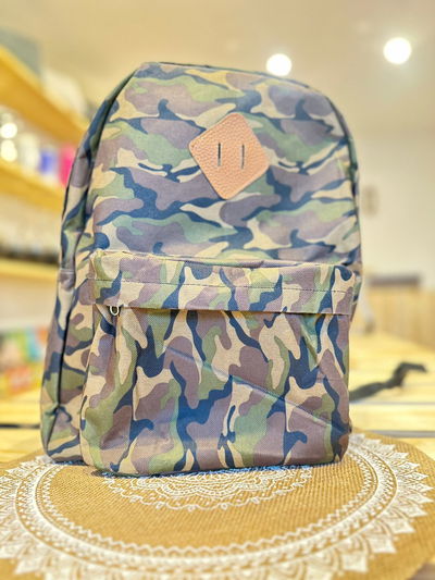 Mochila camuflada 