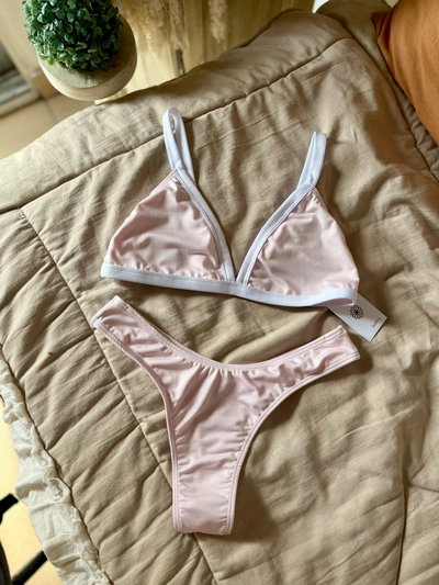 BK Valentina lisa -ROSA BEBE C/ BLANCO-