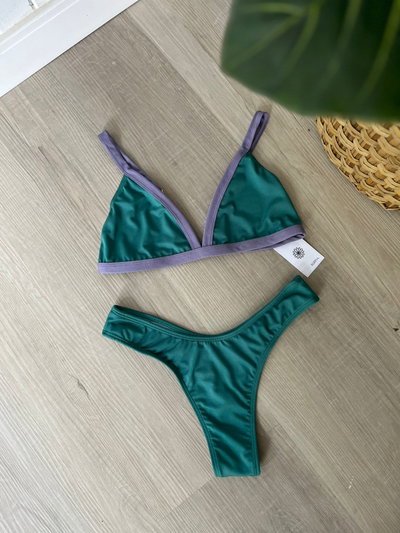 BK Valentina lisa -VERDE C/LILA-
