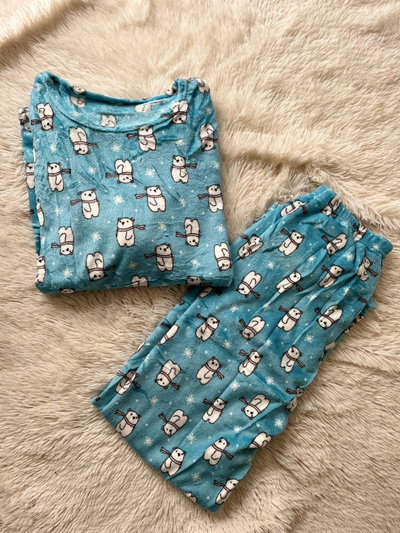 pijama peluche UNISEX -OSO BLANCO-
