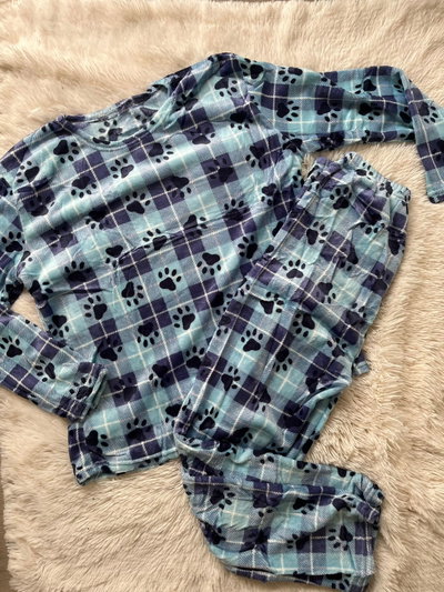 pijama peluche UNISEX -cuadille patita-