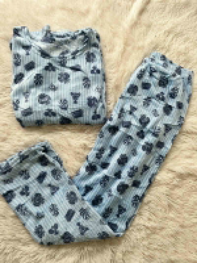 pijama peluche UNISEX -CELESTE COPA-