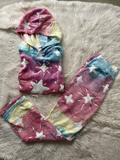Pijamas, peluche con capucha, colores