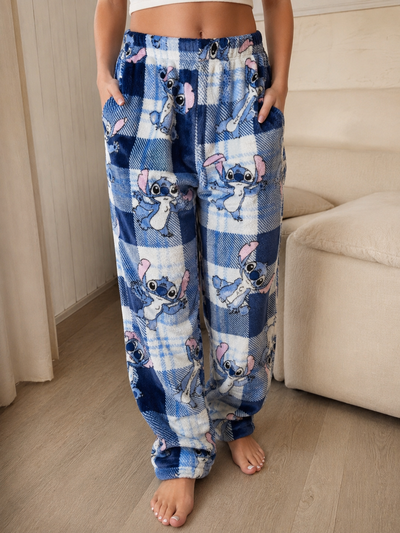 Pantalón peluche unisex STICH