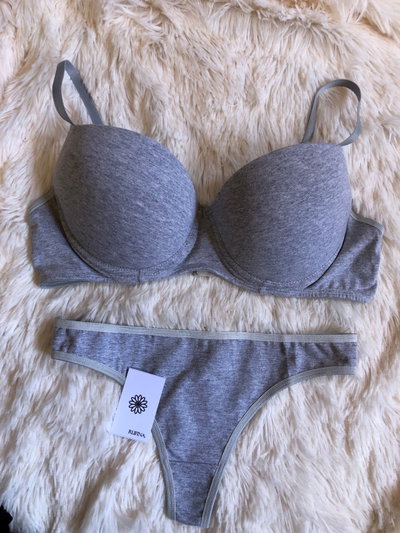 Conjunto armado algodon - GRIS