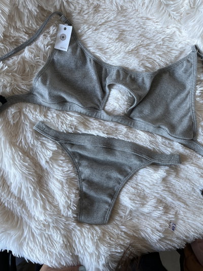 Conjunto Rebeca de morley -GRIS-