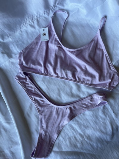 Conjunto Rita de algodón -LILA-