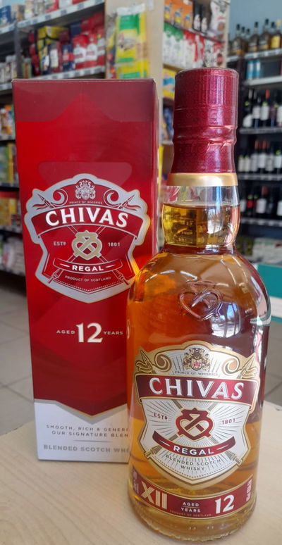 Whisky Chivas Regal 12 años x 700ml