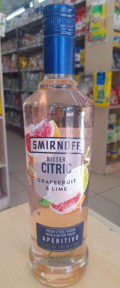 Smirnoff Aperitivo  Bitter Citric Grapefruit & Lime x 700ml