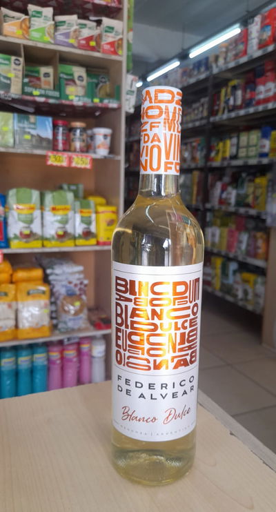 Vino Blanco Dulce Federico De Alvear x 750ml