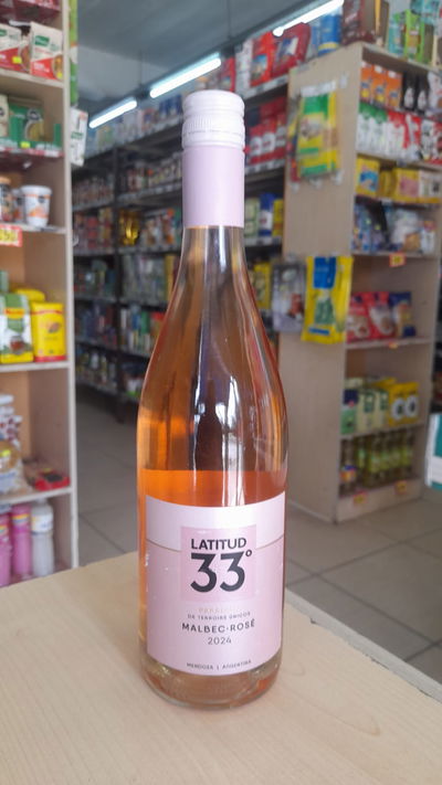 Vino Latitud 33° Malbec-Rosé x 750ml