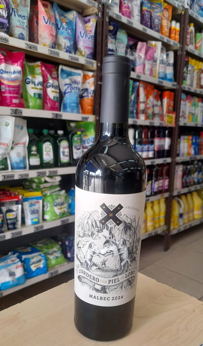 Vino Tinto Cordero Con Piel De Lobo Malbec x 750ml