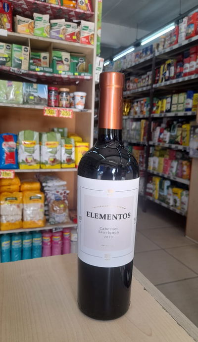 Vino Tinto Elementos Cabernet Sauvignon x 750ml