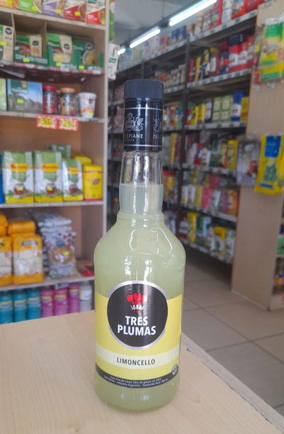 Licor Tres Plumas Limoncello x 700ml Sin Tacc