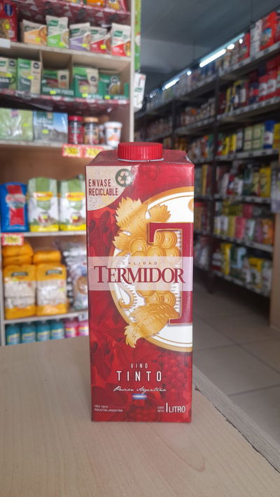 Tetrabrik Vino Tinto Termidor x 1 litro