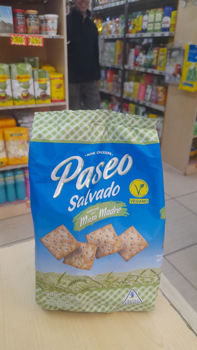 Galletitas mini Crackers Paseo Salvado con Masa Madre x 300g