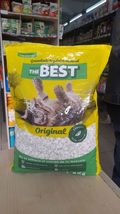 Granulado Higiénico Para Gatos The Best x 1,8kg