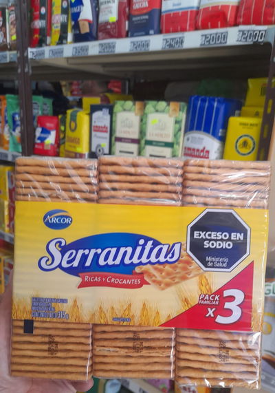 Galletita Serranitas Arcor x 3uni x 315g