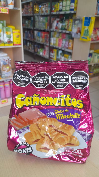 Galletitas Kokis Cañoncitos con Dulce de Membrillo x 200g