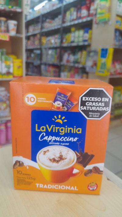 La Virginia Capuccino Tradicional en saquitos x 10 sobres