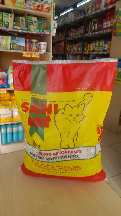 Granulado Sanitario Para Gatos Sani Cat x 2kg