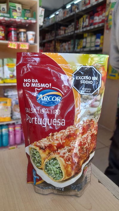 Arcor Salsa Lista Tipo Portuguesa x 340g