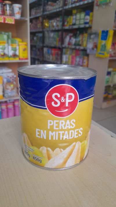 Lata S&P Peras en Mitades x 820g