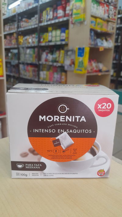 Morenita Café Intenso en Saquitos x 20 saq