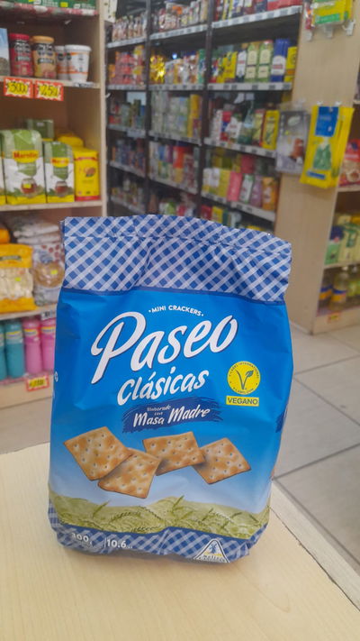 Galletitas mini Crackers Paseo Clásicas de Masa Madre x 300g