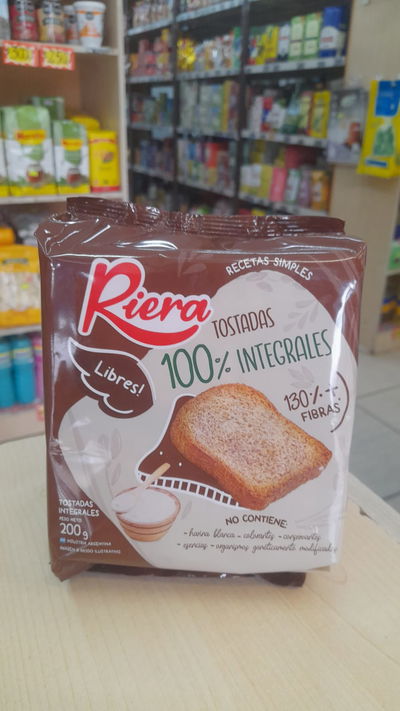 Tostadas Integrales Riera x 200g