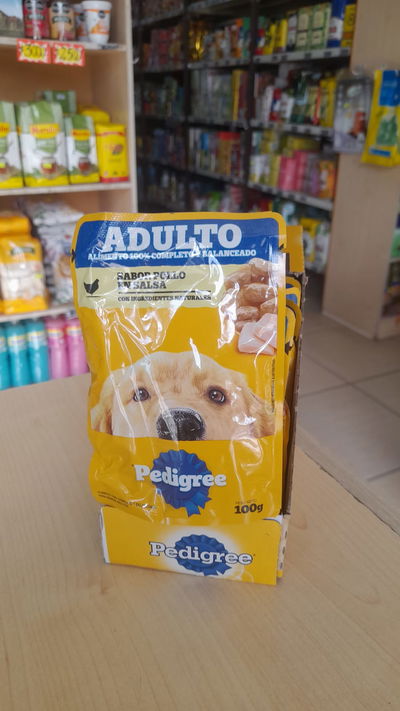 Alimento Para Perro Adulto Pedigree Sabor Pollo en Salsa x 100gs