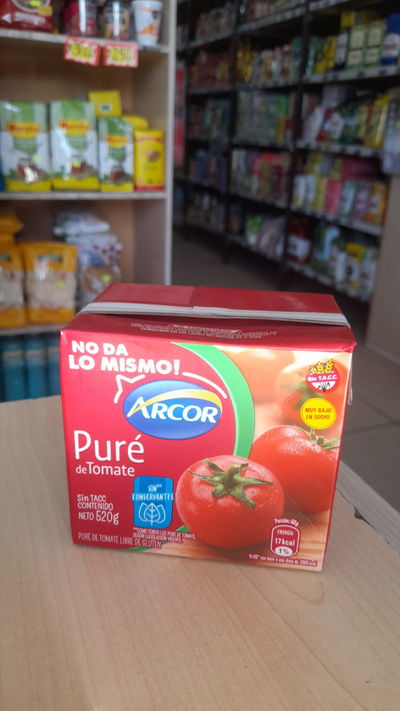 Arcor Puré de Tomate Sin Tacc x 520g