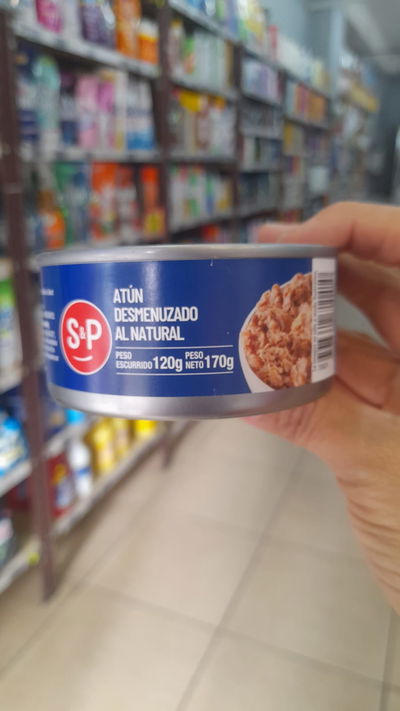 S&P Lata de Atún Desmenuzado al Natural x 170g