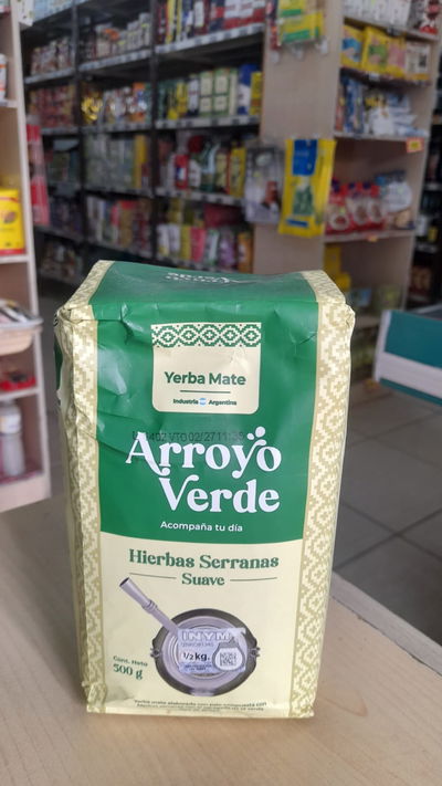 Yerba Mate Arroyo Verde Hierbas Serranas x 500g